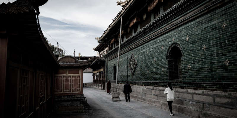 Temple bouddhiste en Chine